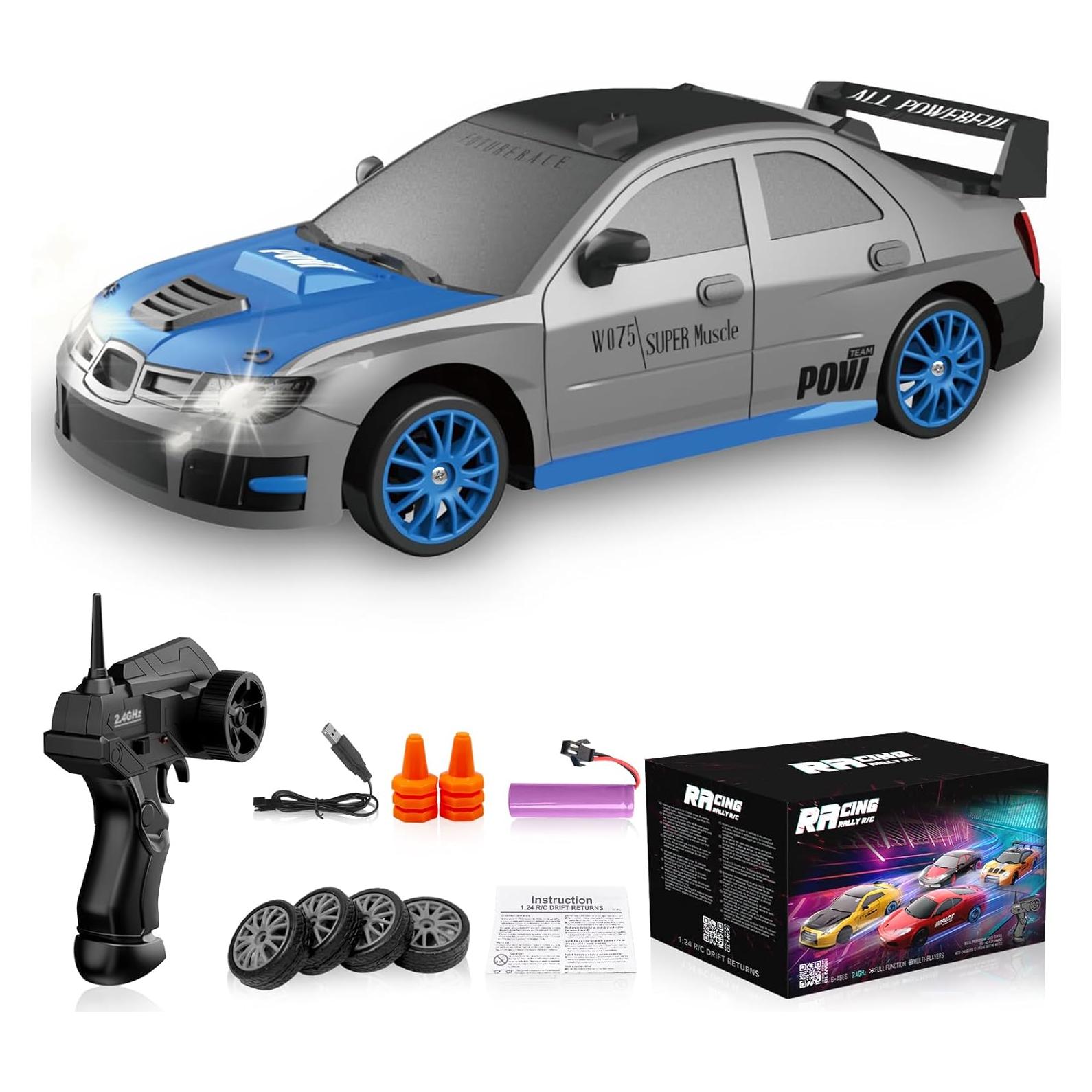 Coche RC Desdoni Drift 1:24 4WD 2.4GHz con Luces LED