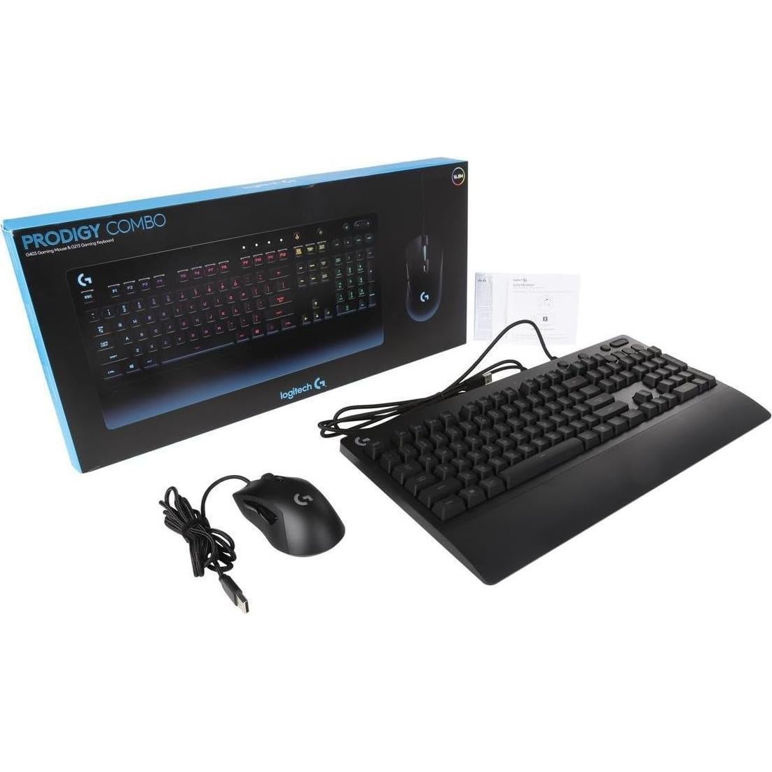 Combo Mouse Gaming Logitech G403 Prodigy + Teclado G213