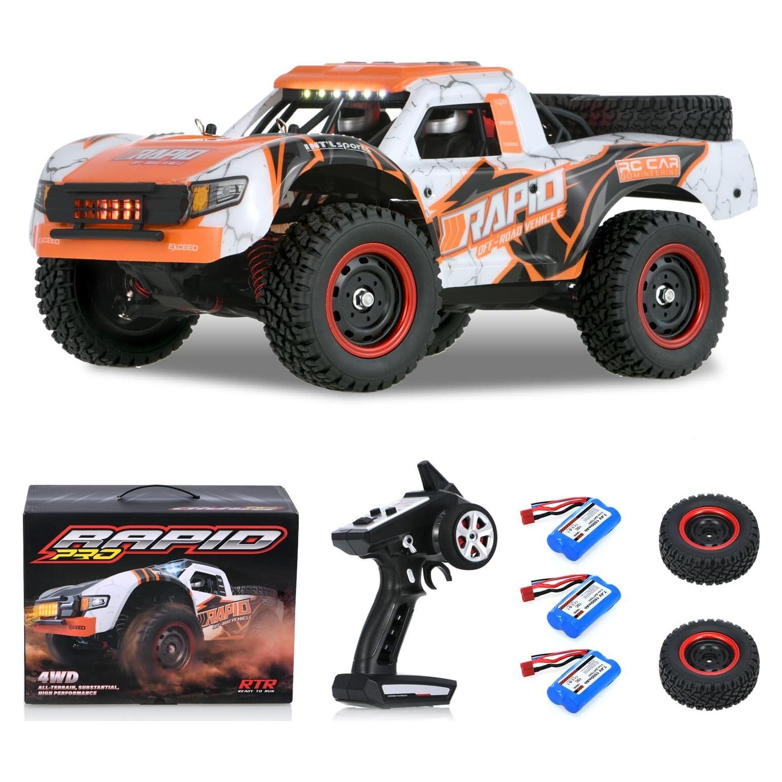 Camión RC GoolRC 1:14 4WD Sin Escobillas 70 KMH Todo Terreno