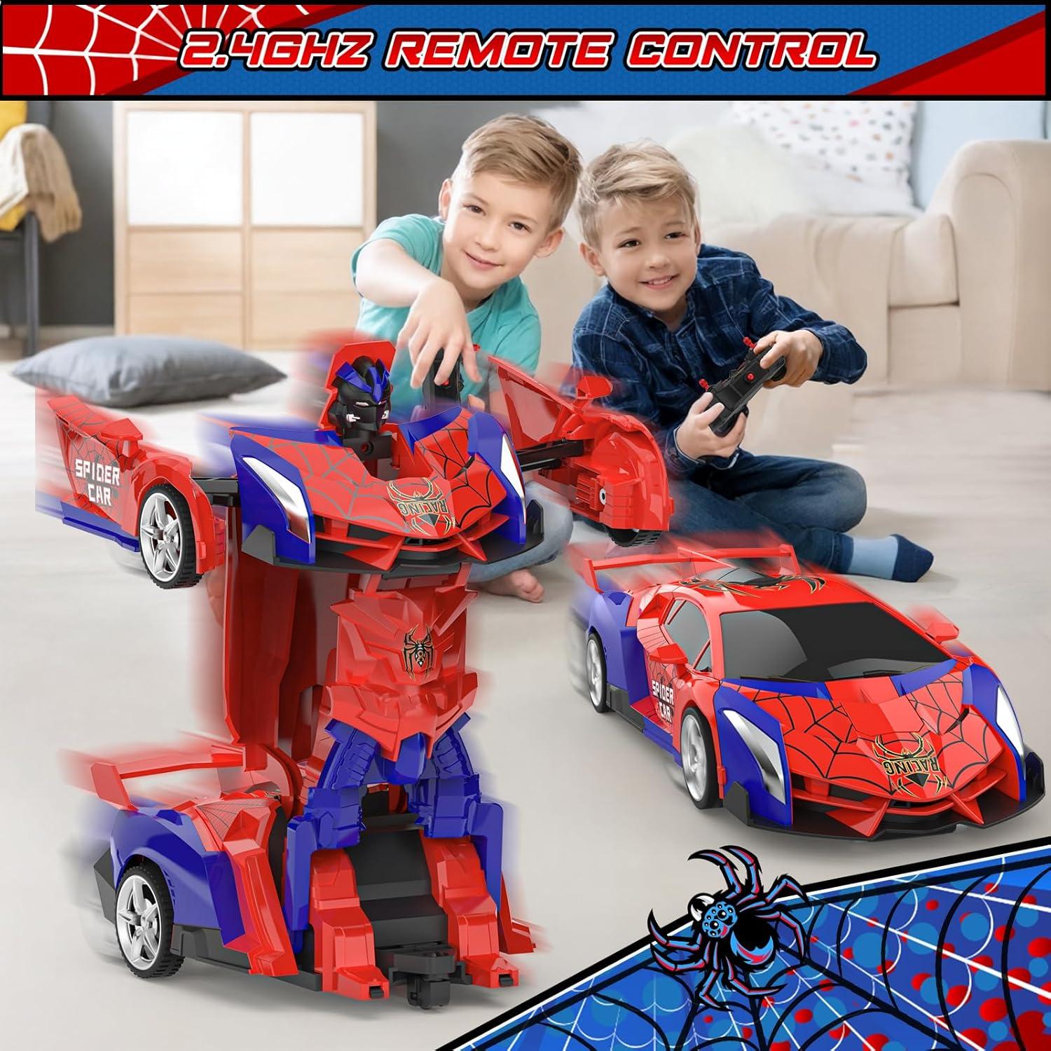Coche RC Transformable BLUEJAY 1:18 Robot 360° Niños 3-12