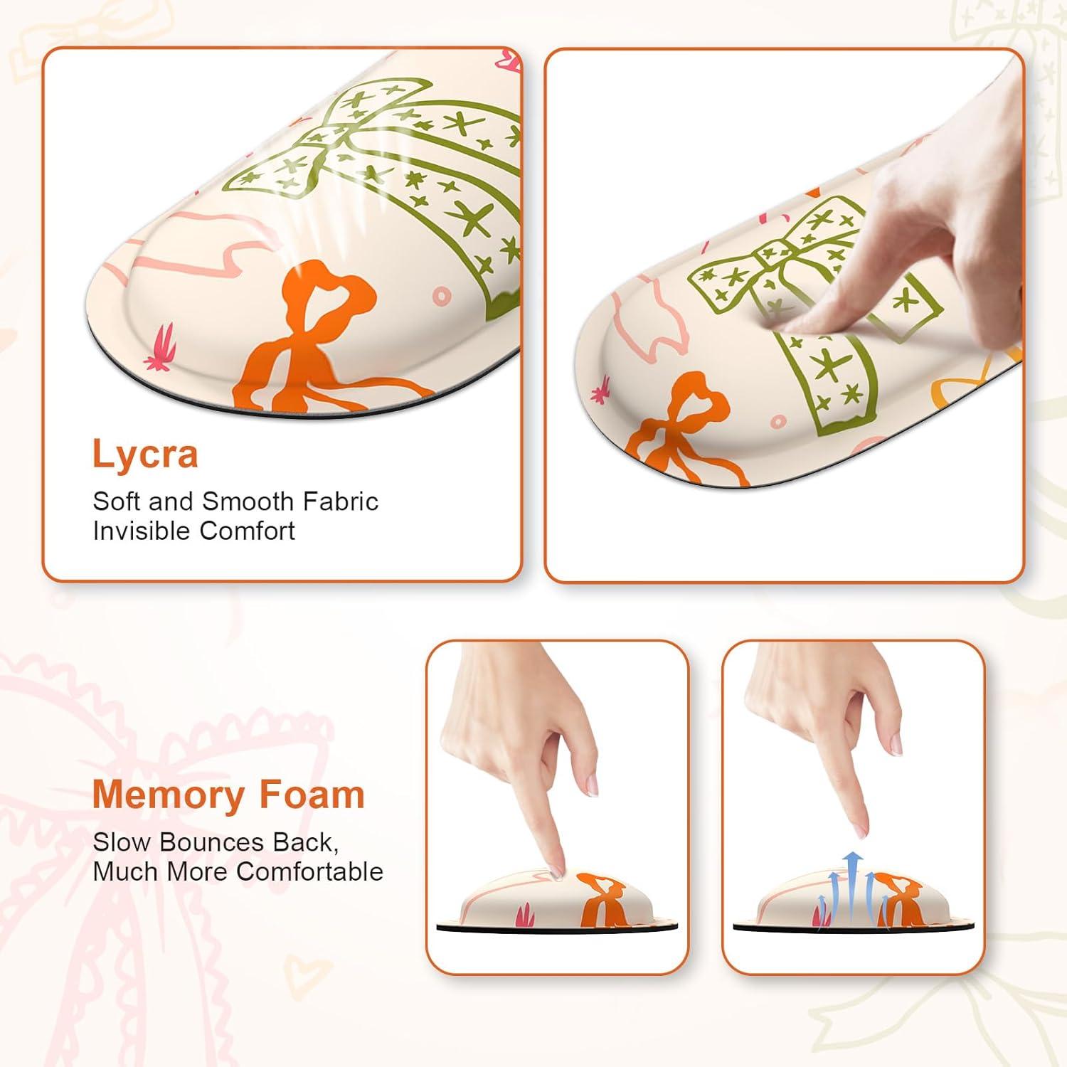 Alfombrilla de Ratón Ergonómica iCasso XXL con Reposamuñecas