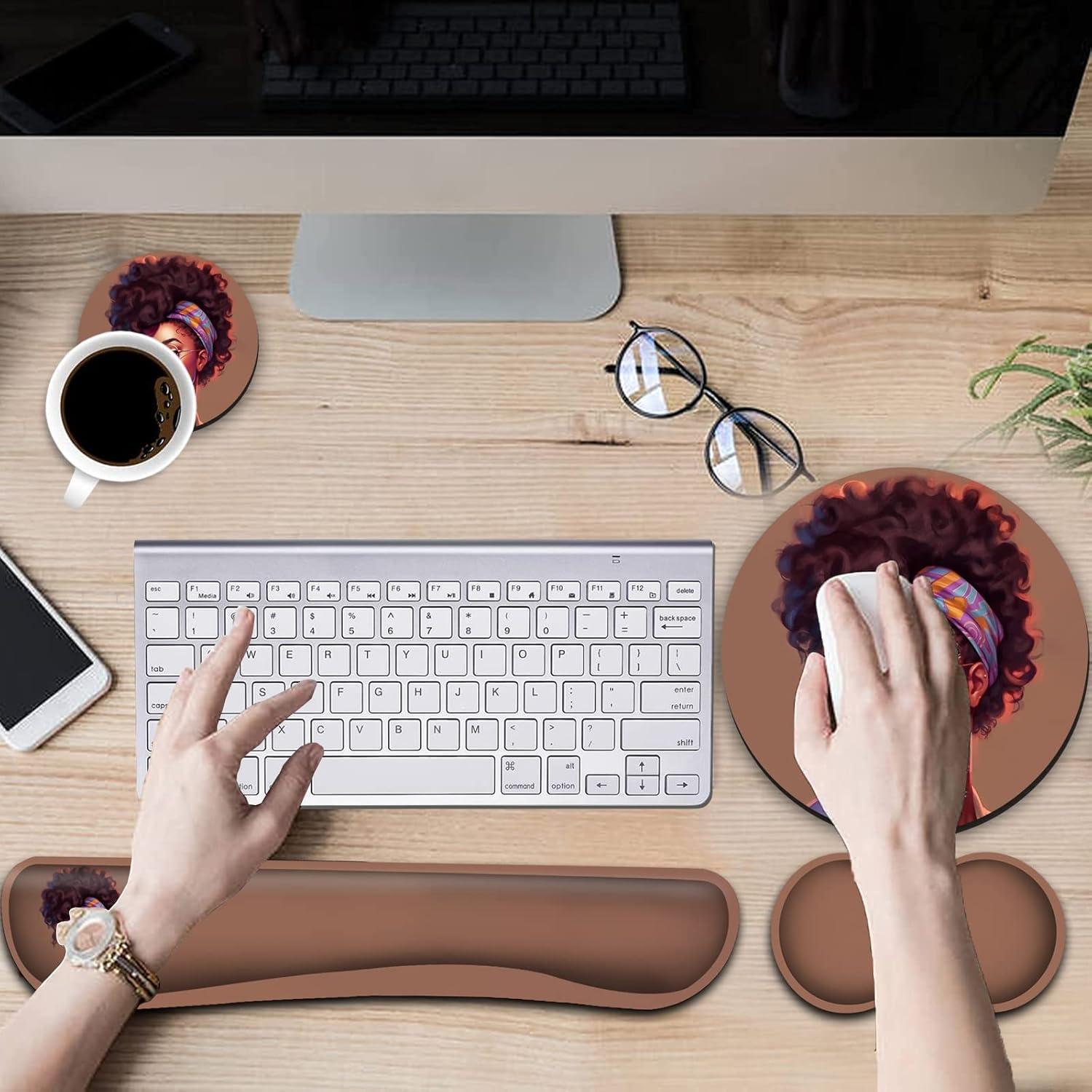 Alfombrilla de Ratón Ergonómica Yuxcfhjfe con Soporte para Muñeca