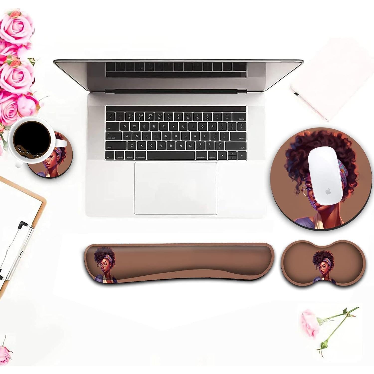 Alfombrilla de Ratón Ergonómica Yuxcfhjfe con Soporte para Muñeca