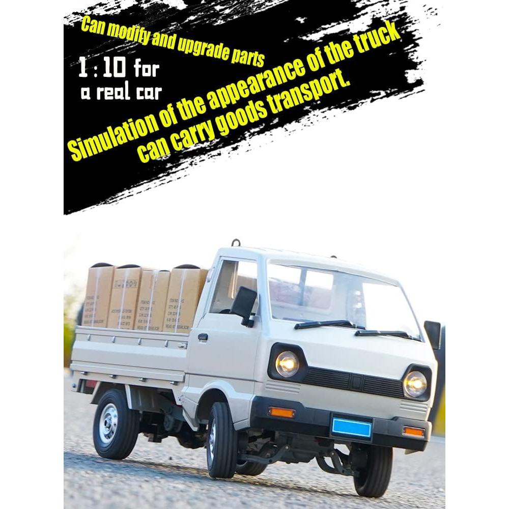 Coche RC The Perseids WPL D12 1/10 Todoterreno Plata