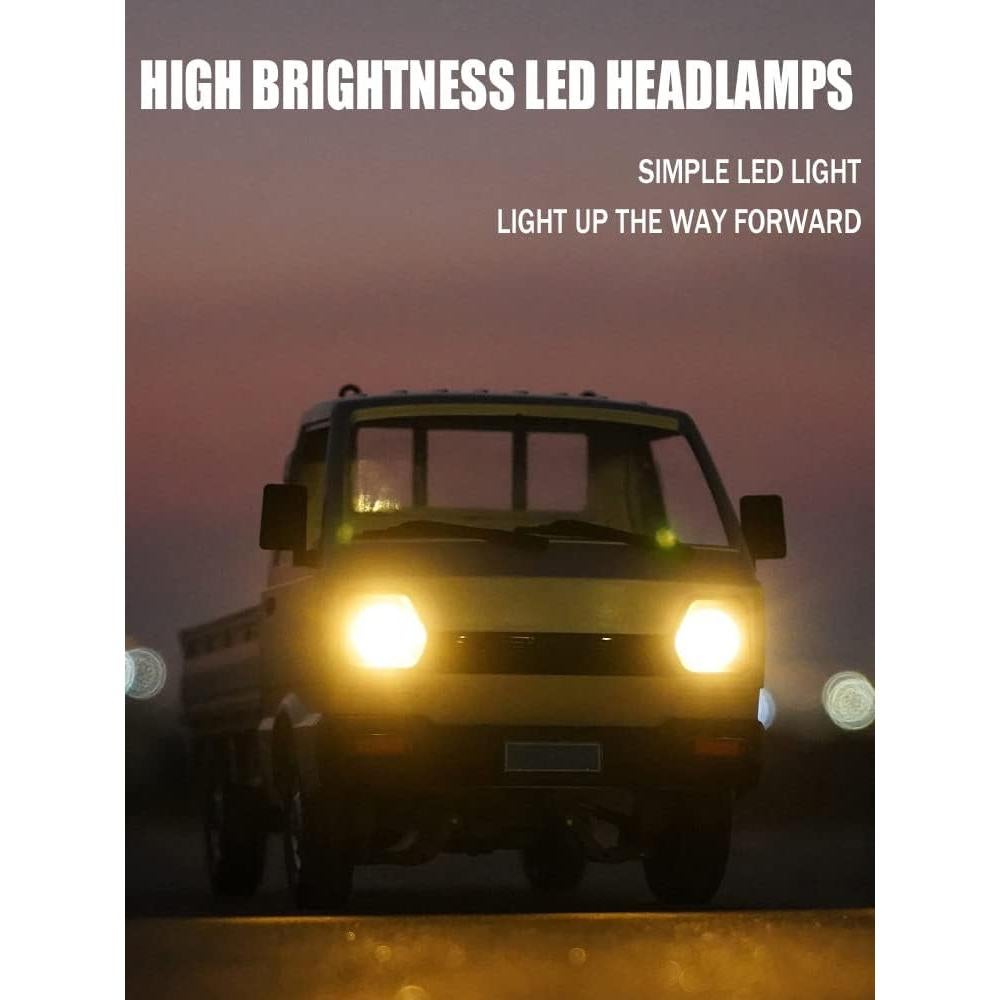 Coche RC The Perseids WPL D12 1/10 Todoterreno Plata