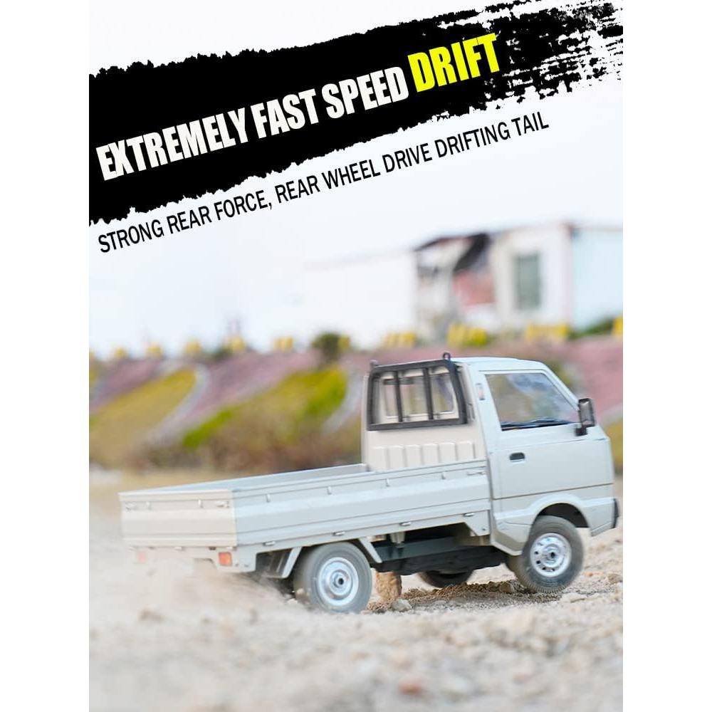 Coche RC The Perseids WPL D12 1/10 Todoterreno Plata