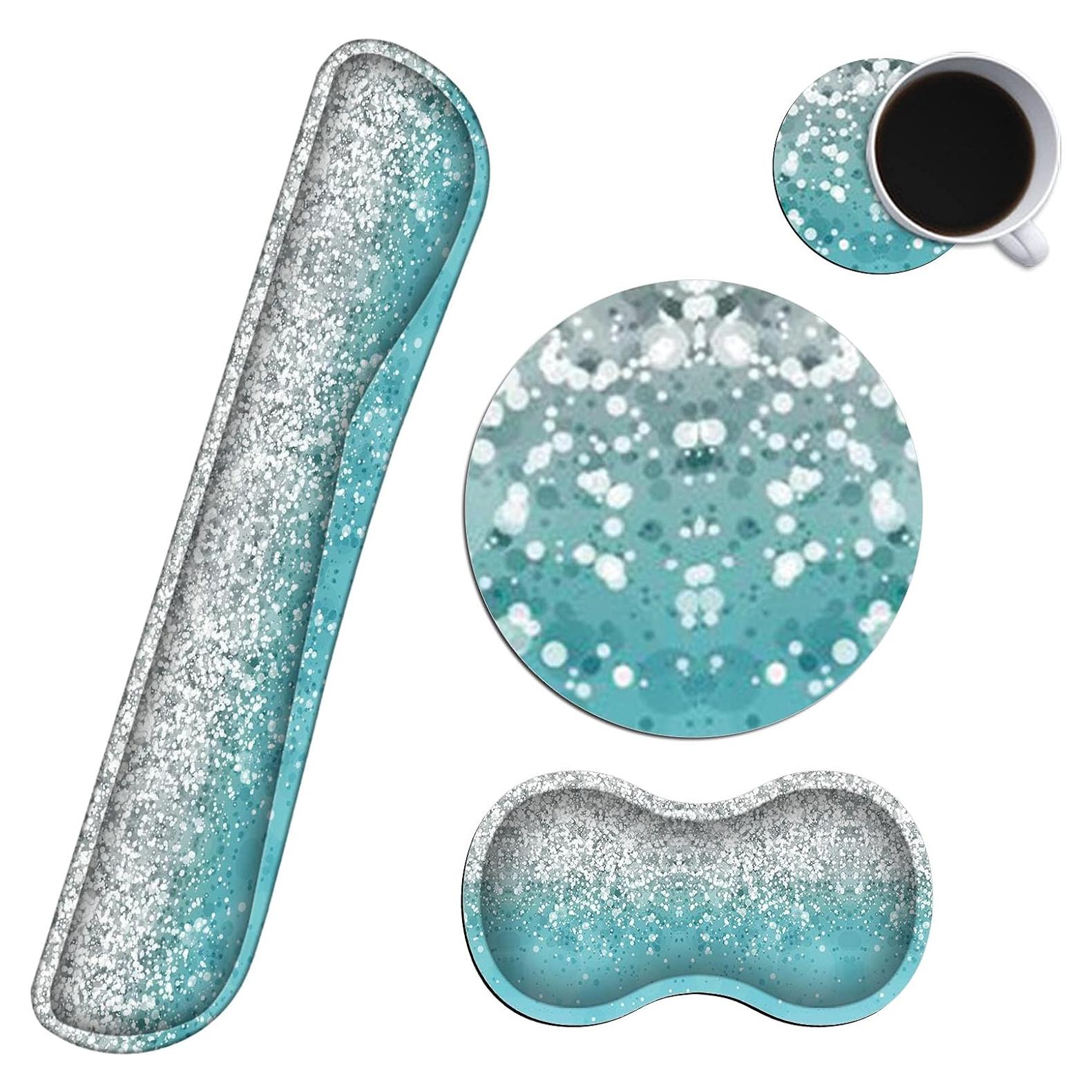 Set Almohadillas Ergonómicas RAUEDWDJS para Teclado y Ratón