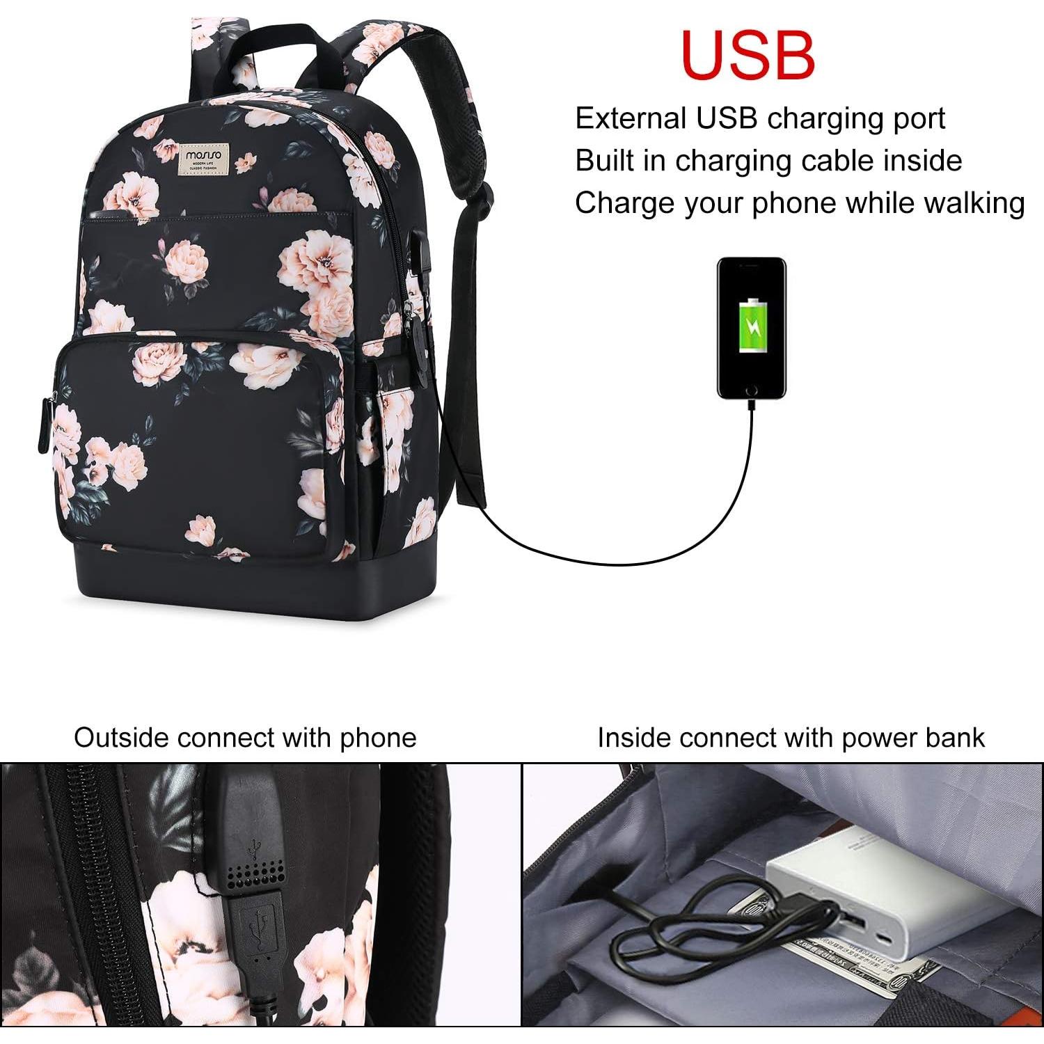 Reposamuñecas Ergonómico MOSISO + Mochila 15.6" Negra