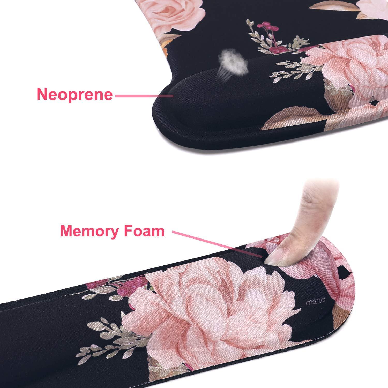 Reposamuñecas Ergonómico MOSISO + Mochila 15.6" Negra