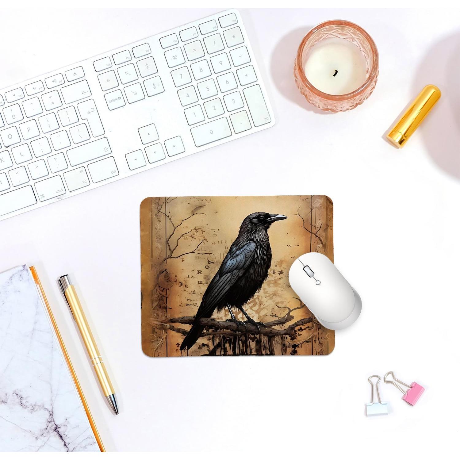 Alfombrilla de Ratón QIYUHOY Vintage 20x24 cm Antideslizante