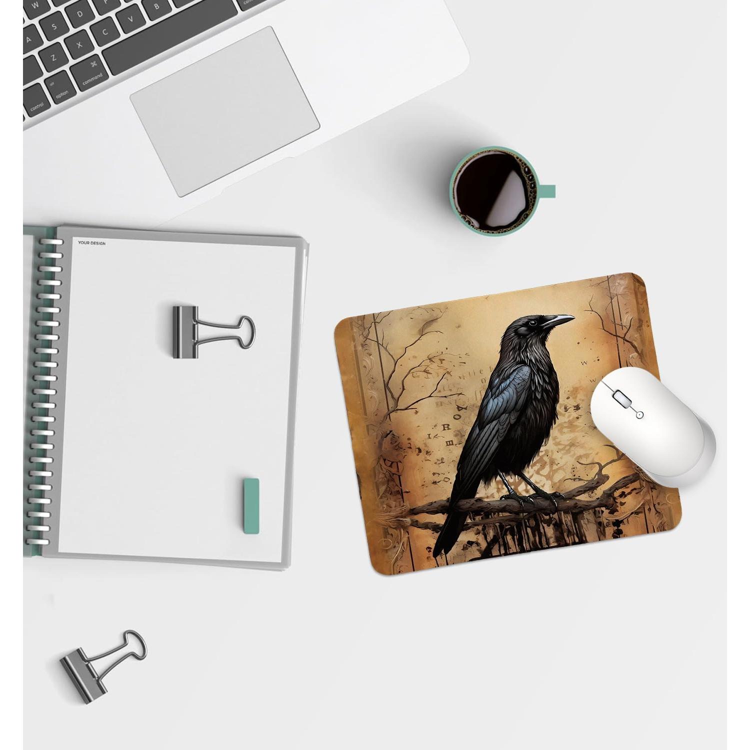 Alfombrilla de Ratón QIYUHOY Vintage 20x24 cm Antideslizante