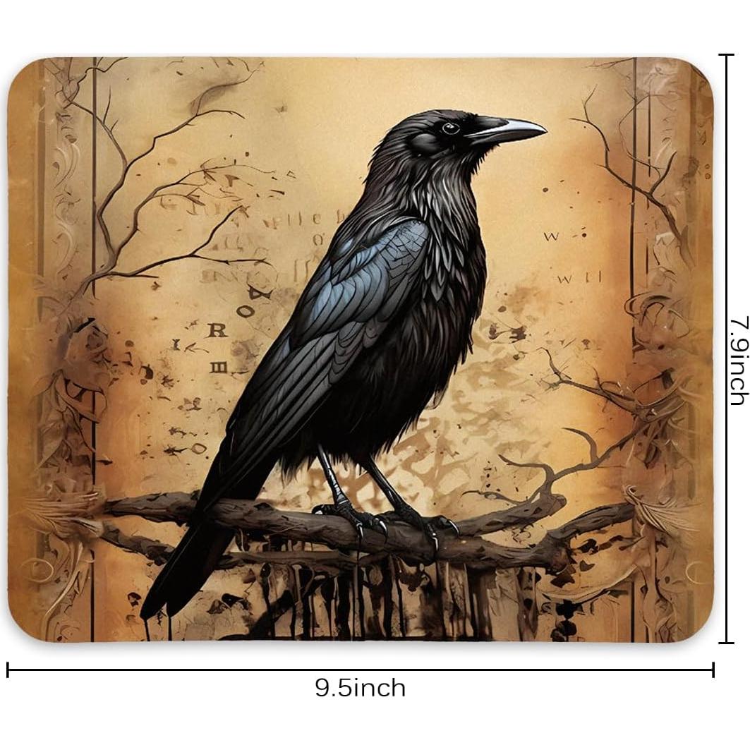 Alfombrilla de Ratón QIYUHOY Vintage 20x24 cm Antideslizante