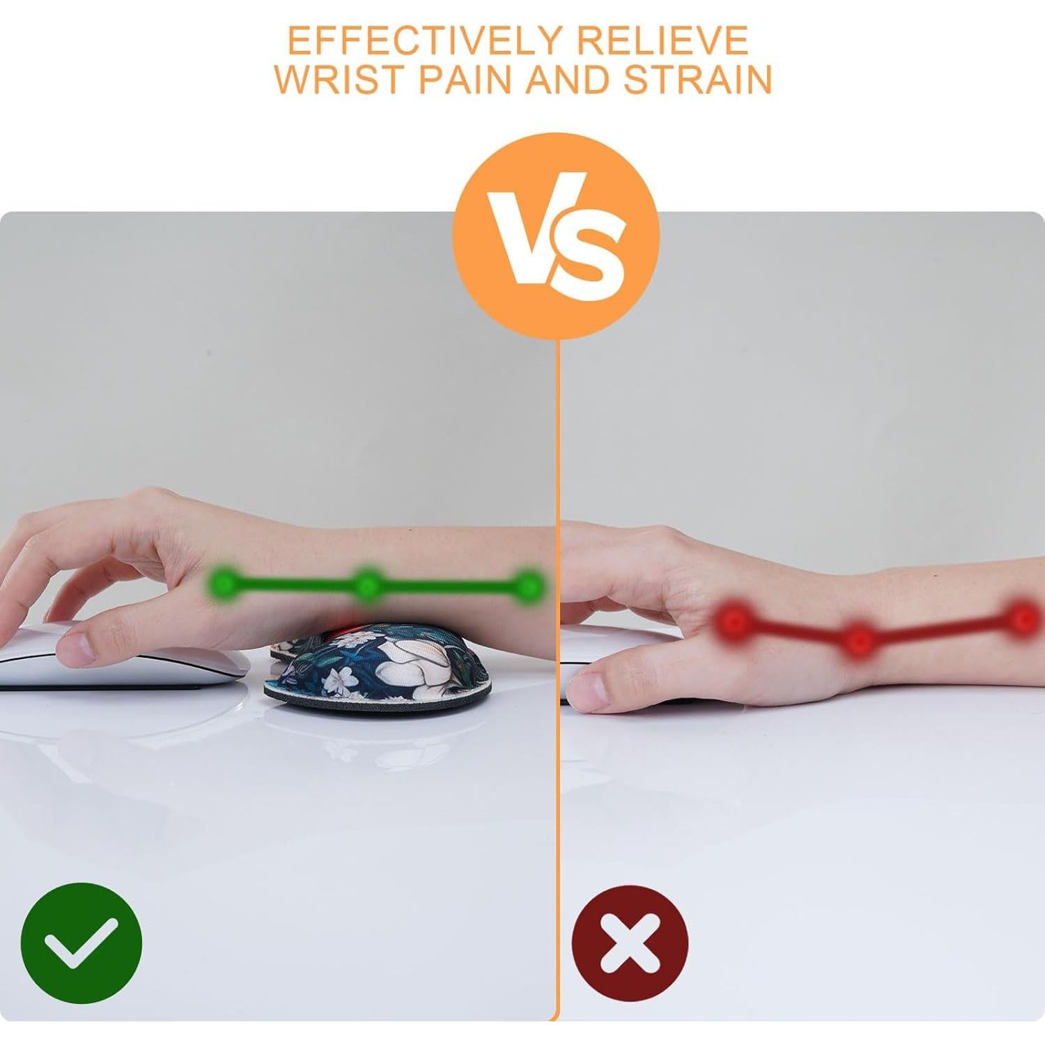 Conjunto 4-en-1 Reposamuñecas y Alfombrilla MEGREZ Verde