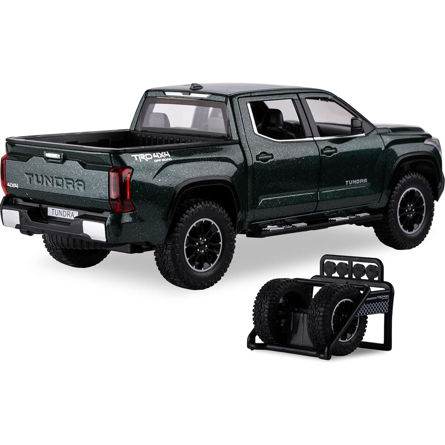 Camión de Juguete Tundra SASBSC Verde 1:24 con Luz y Sonido