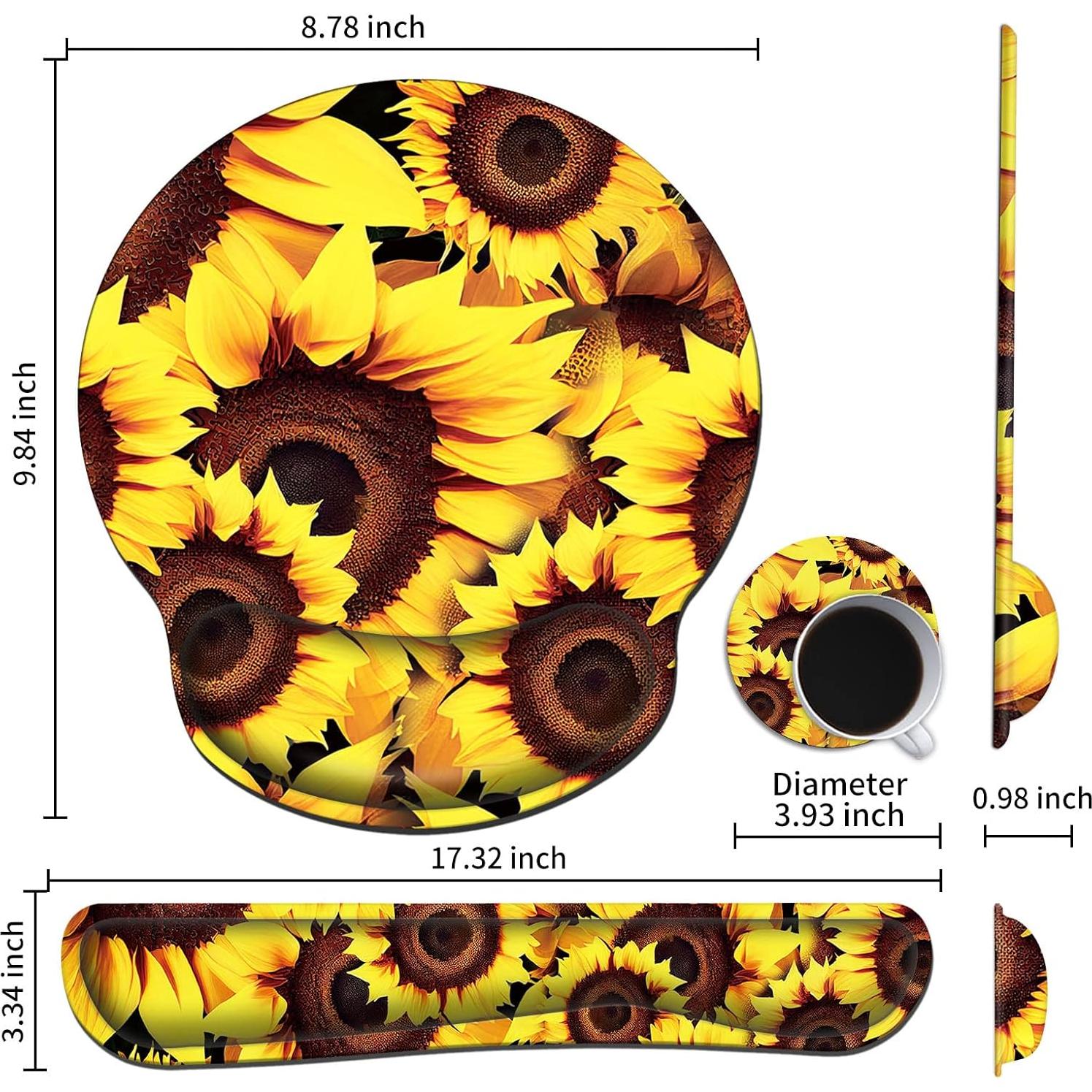 Kit Ergonómico de Reposamuñecas y Alfombrilla Yeefanltd