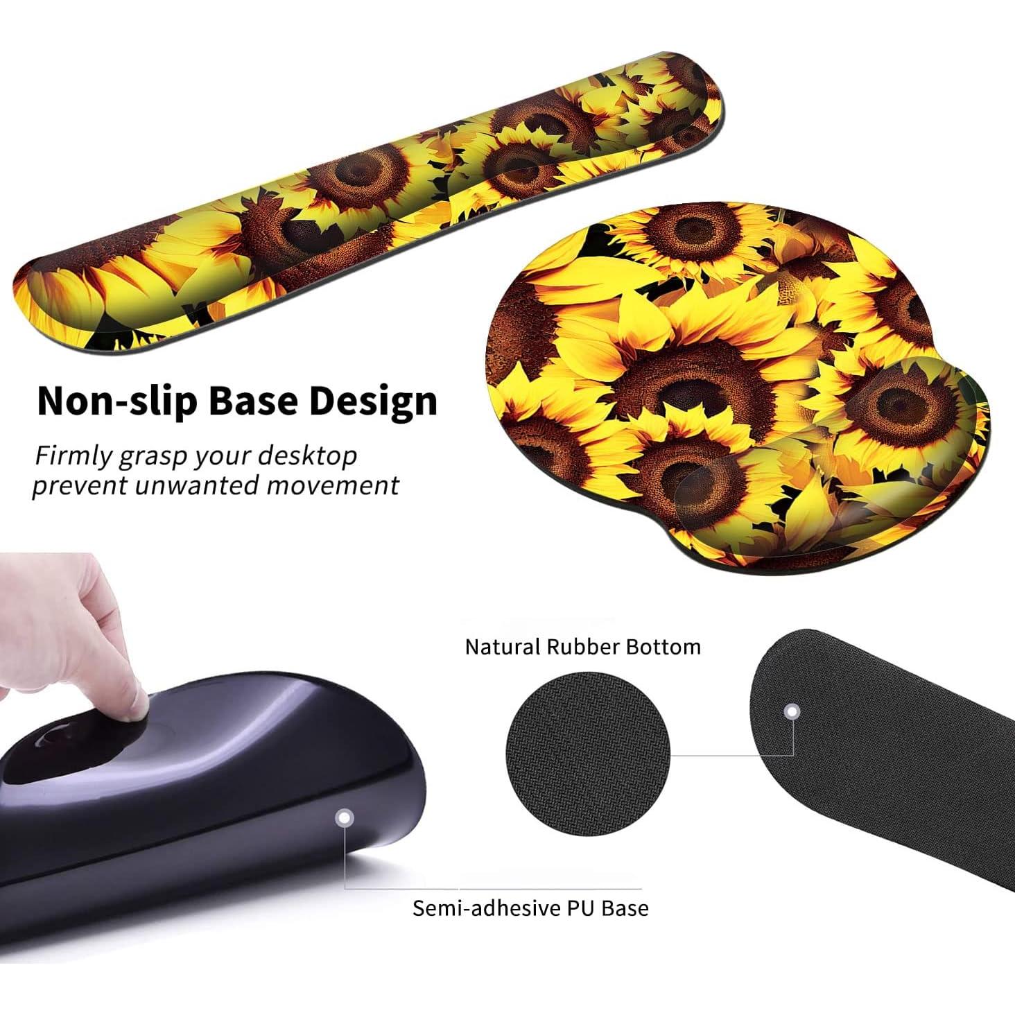 Kit Ergonómico de Reposamuñecas y Alfombrilla Yeefanltd