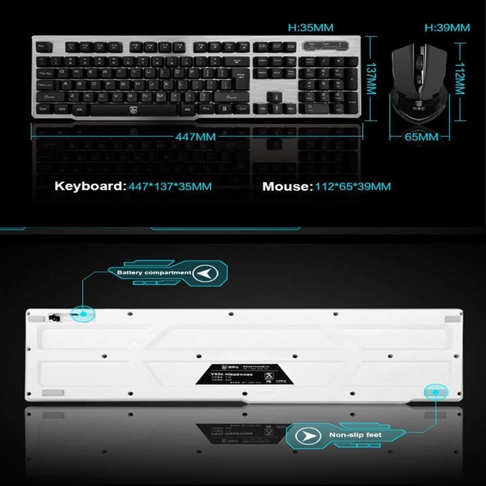 Combo Teclado y Ratón Inalámbrico Sosee MK-500 + Alfombrilla