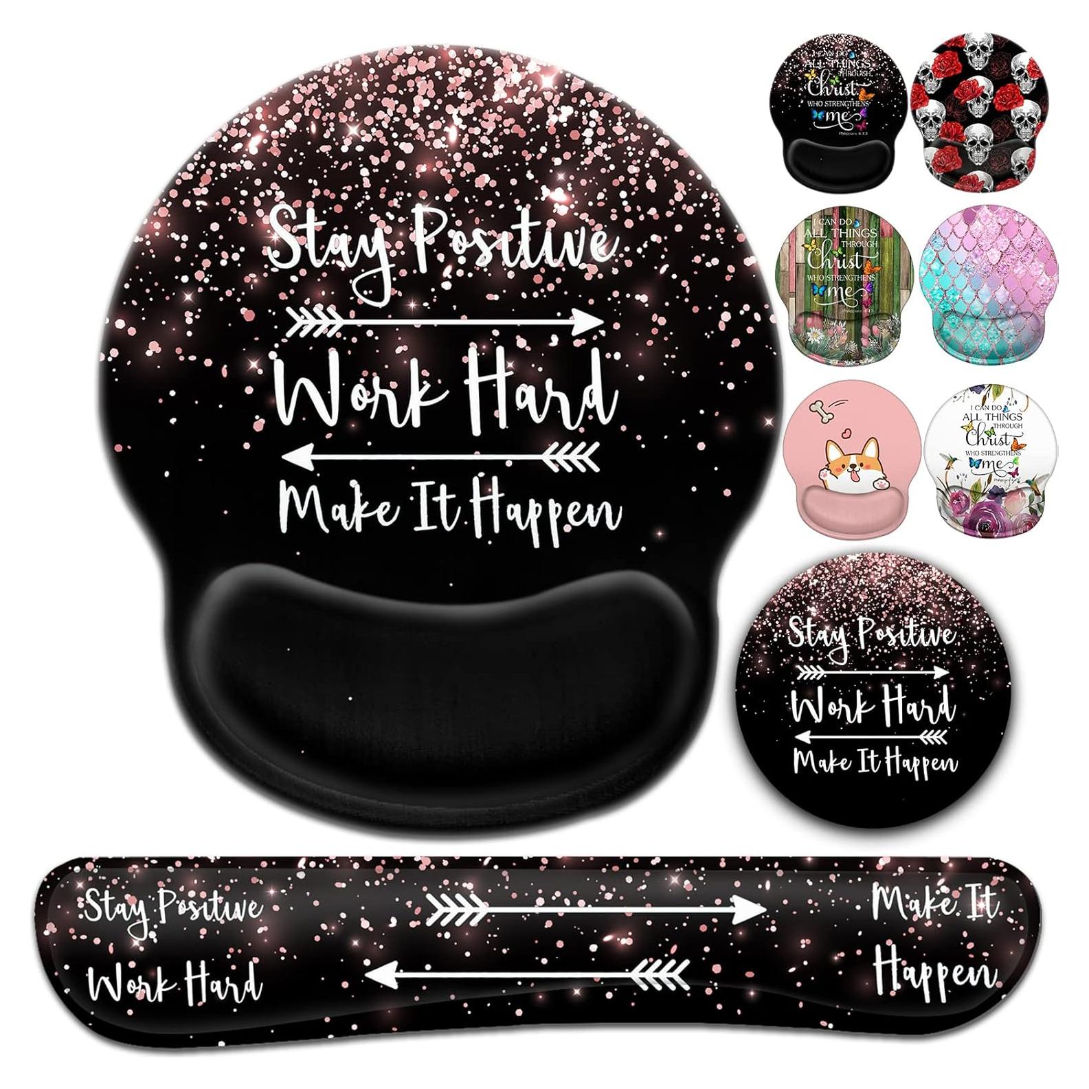 Almohadilla de Gel Ergonómica FDHHKJUKO con Soporte para Muñeca