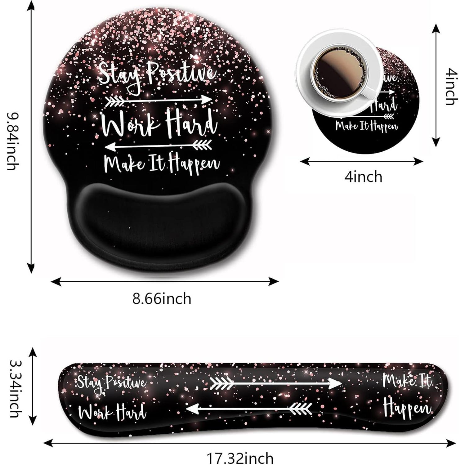 Almohadilla de Gel Ergonómica FDHHKJUKO con Soporte para Muñeca