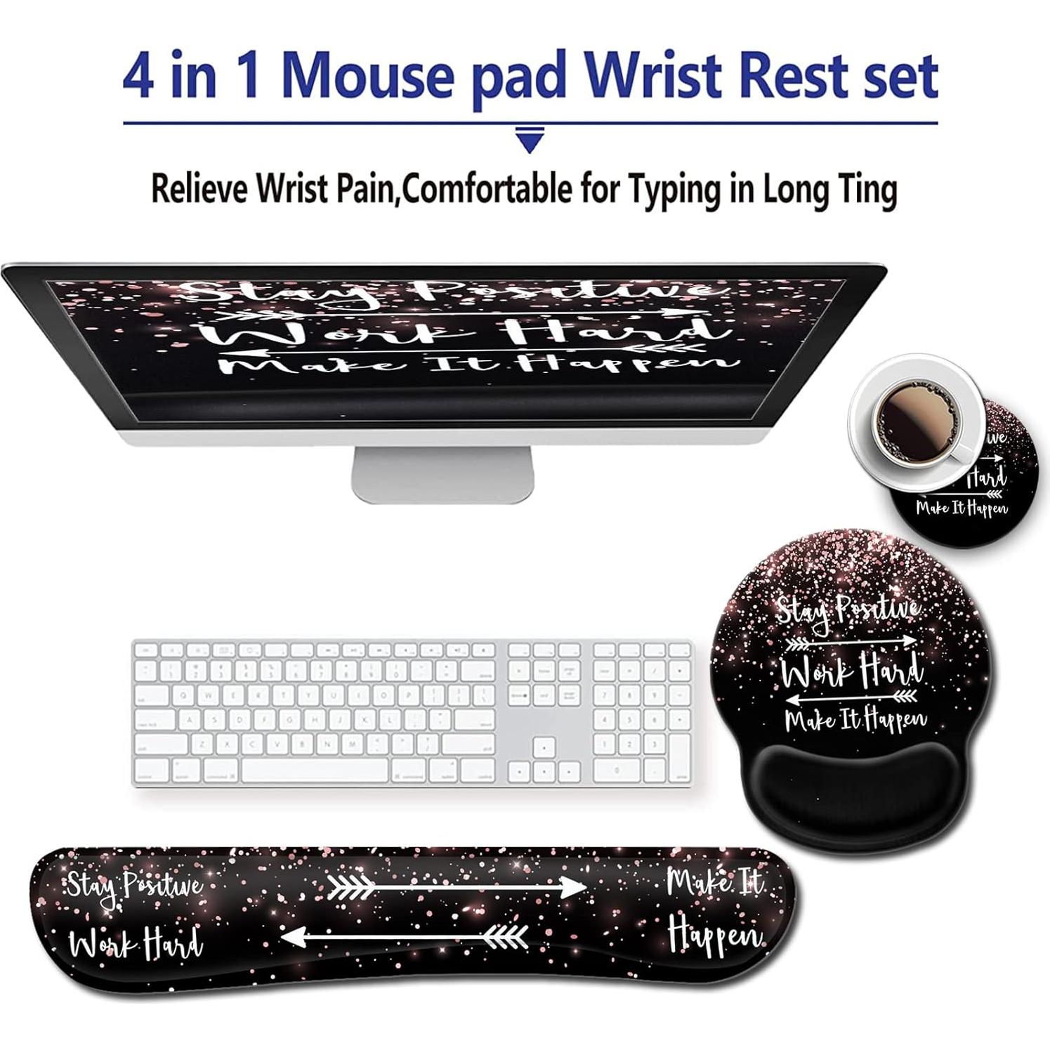 Almohadilla de Gel Ergonómica FDHHKJUKO con Soporte para Muñeca