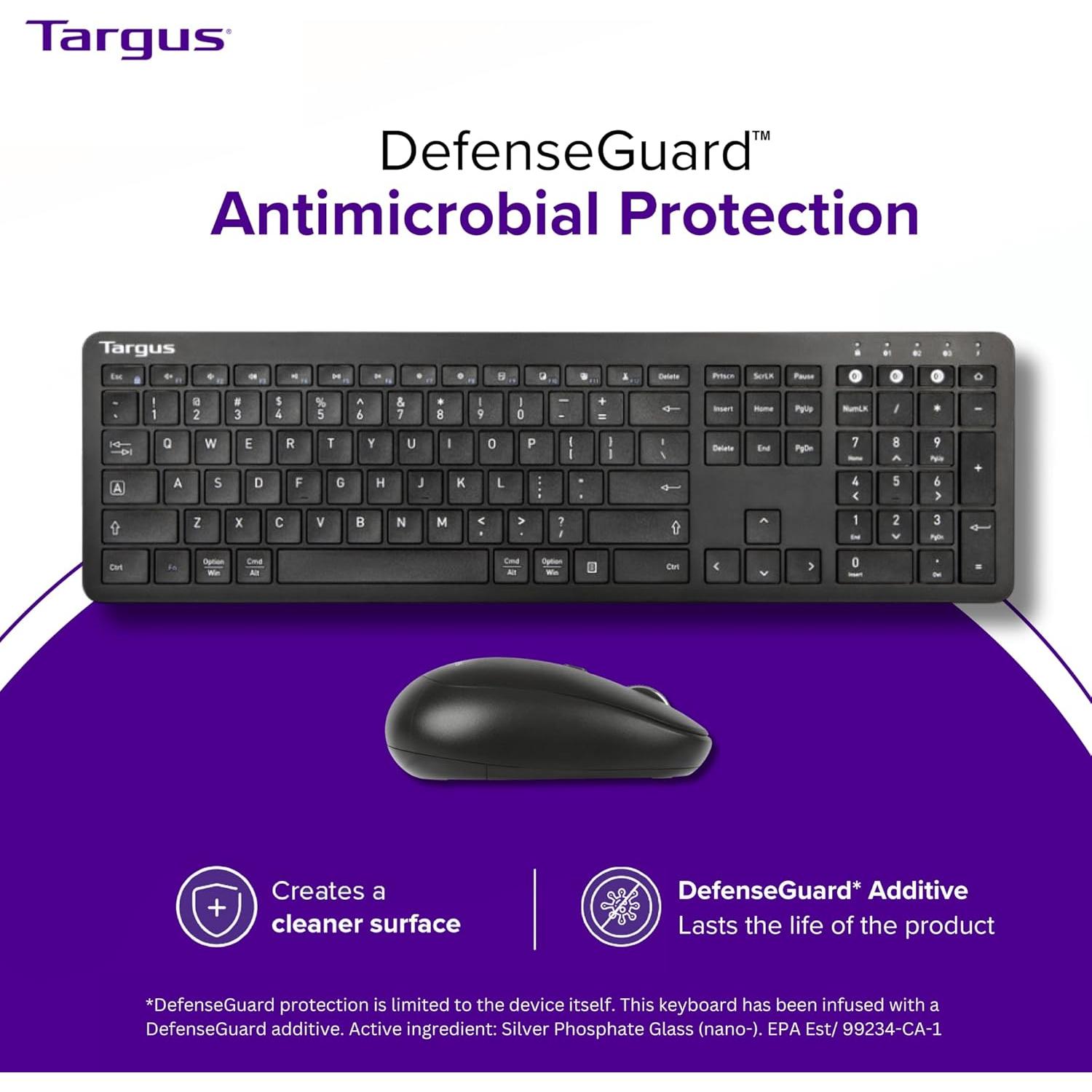 Teclado y Ratón Bluetooth Multi-Dispositivo Targus AKM618AMUS