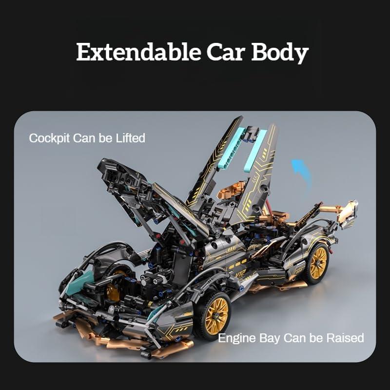 Conjunto de Bloques de Construcción Chodia Supercoche 1:14