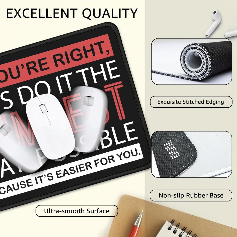 Alfombrilla de Ratón Antideslizante THEBESTU WMP020 26x21cm