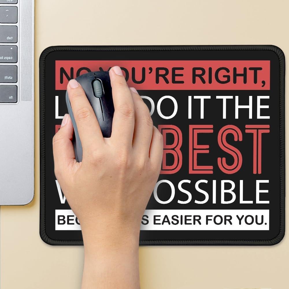 Alfombrilla de Ratón Antideslizante THEBESTU WMP020 26x21cm