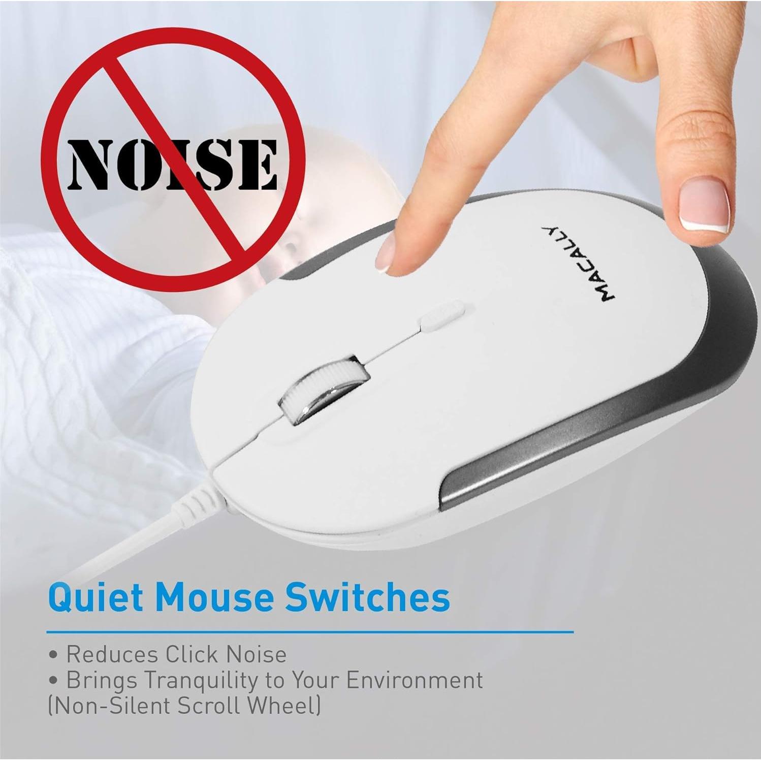 Teclado Compacto Macally con Ratón y Soporte Ergonómico