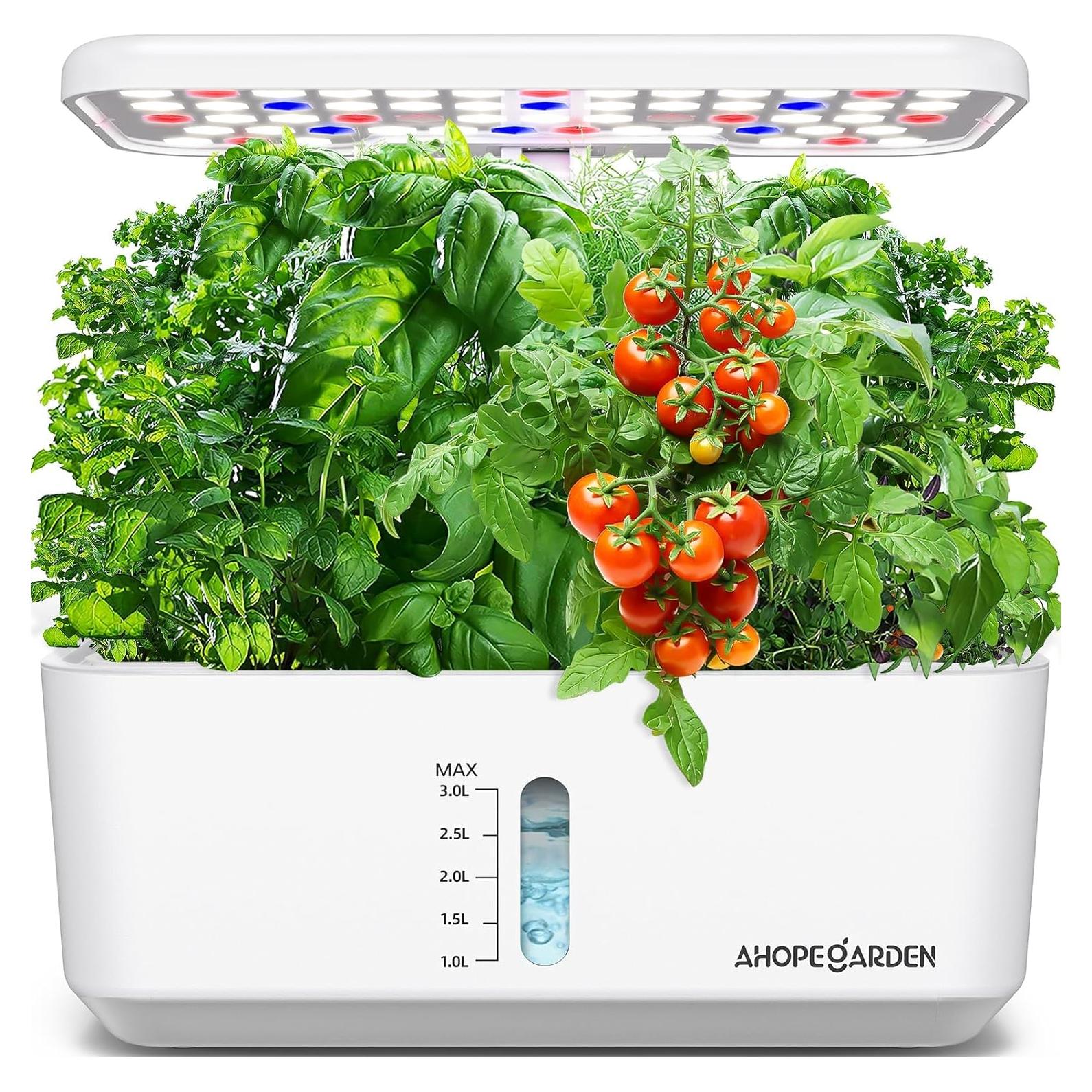 Cultivo Hidropónico Ahopegarden 10 Cápsulas con Luz LED