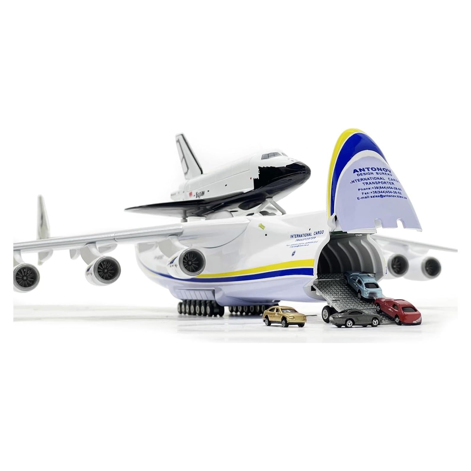Modelo de avión AN225 Mahfisj 1:200 resina 43 cm