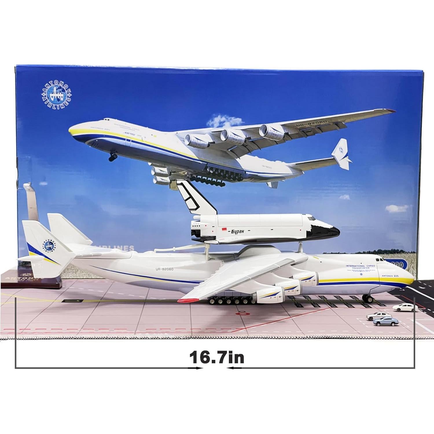 Modelo de avión AN225 Mahfisj 1:200 resina 43 cm