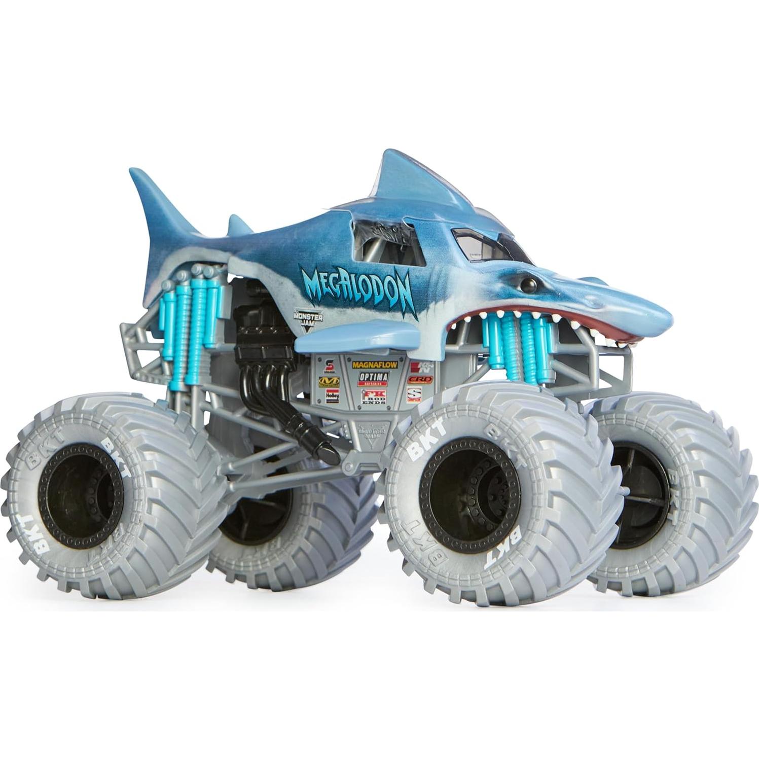 Camión Monster Jam Megalodon Oficial 1:24 para Niños