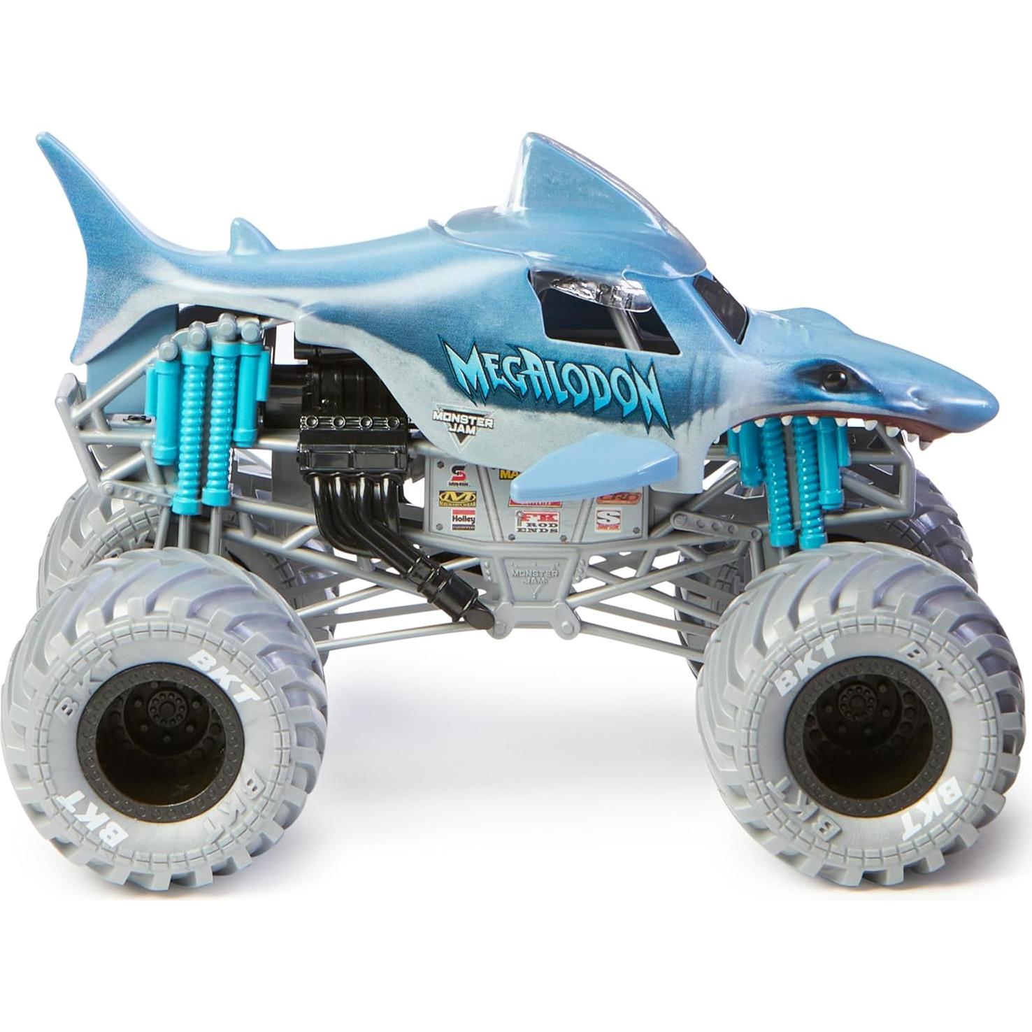 Camión Monster Jam Megalodon Oficial 1:24 para Niños