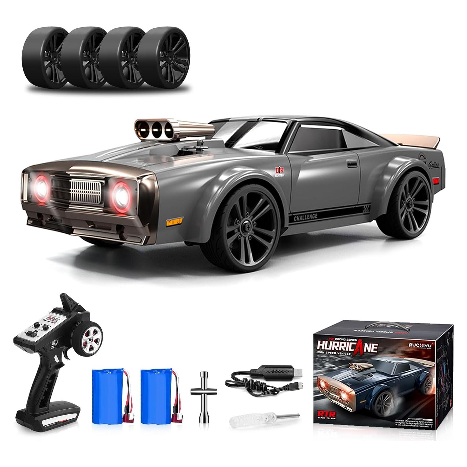 Coche RC Drift 1/16 Desdoni 38 km/h 4WD 2 Baterías