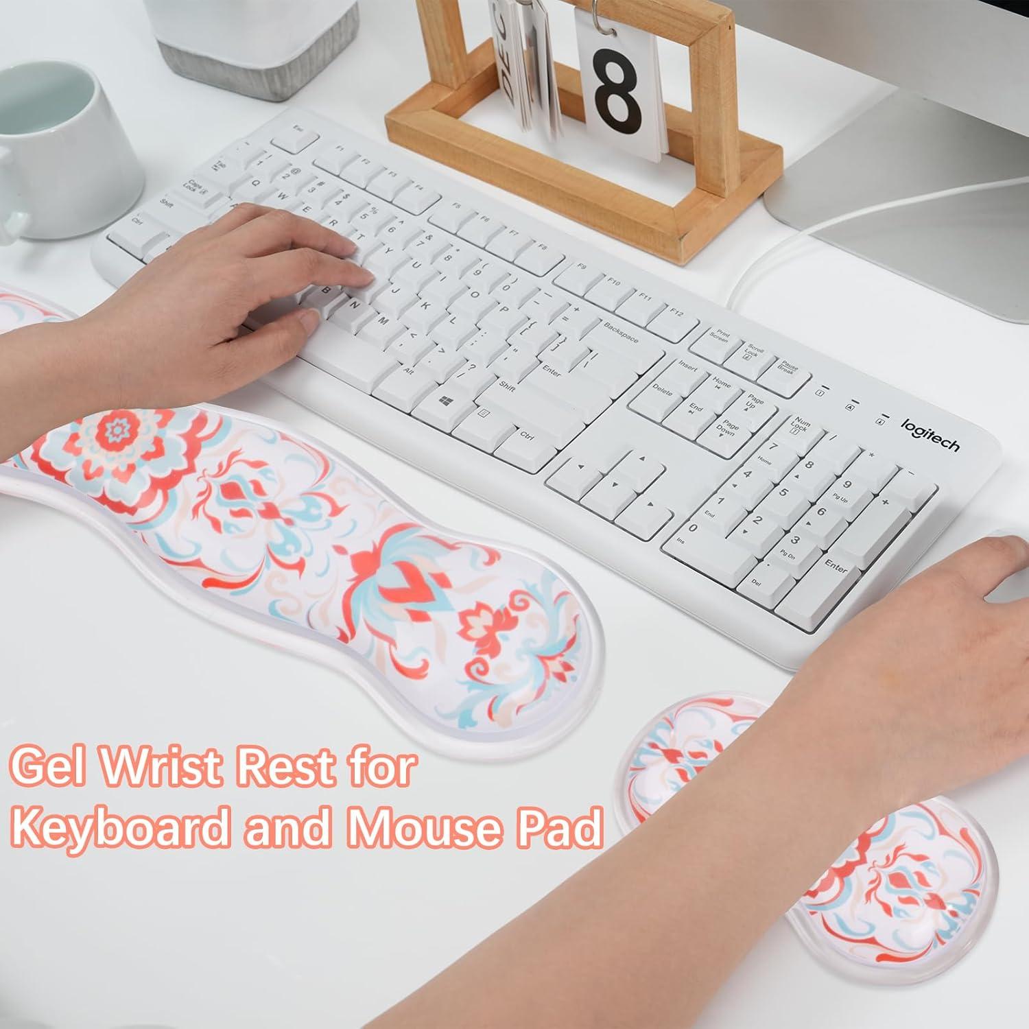 Reposamuñecas de Gel MOSISO para Teclado y Ratón Ergonómico