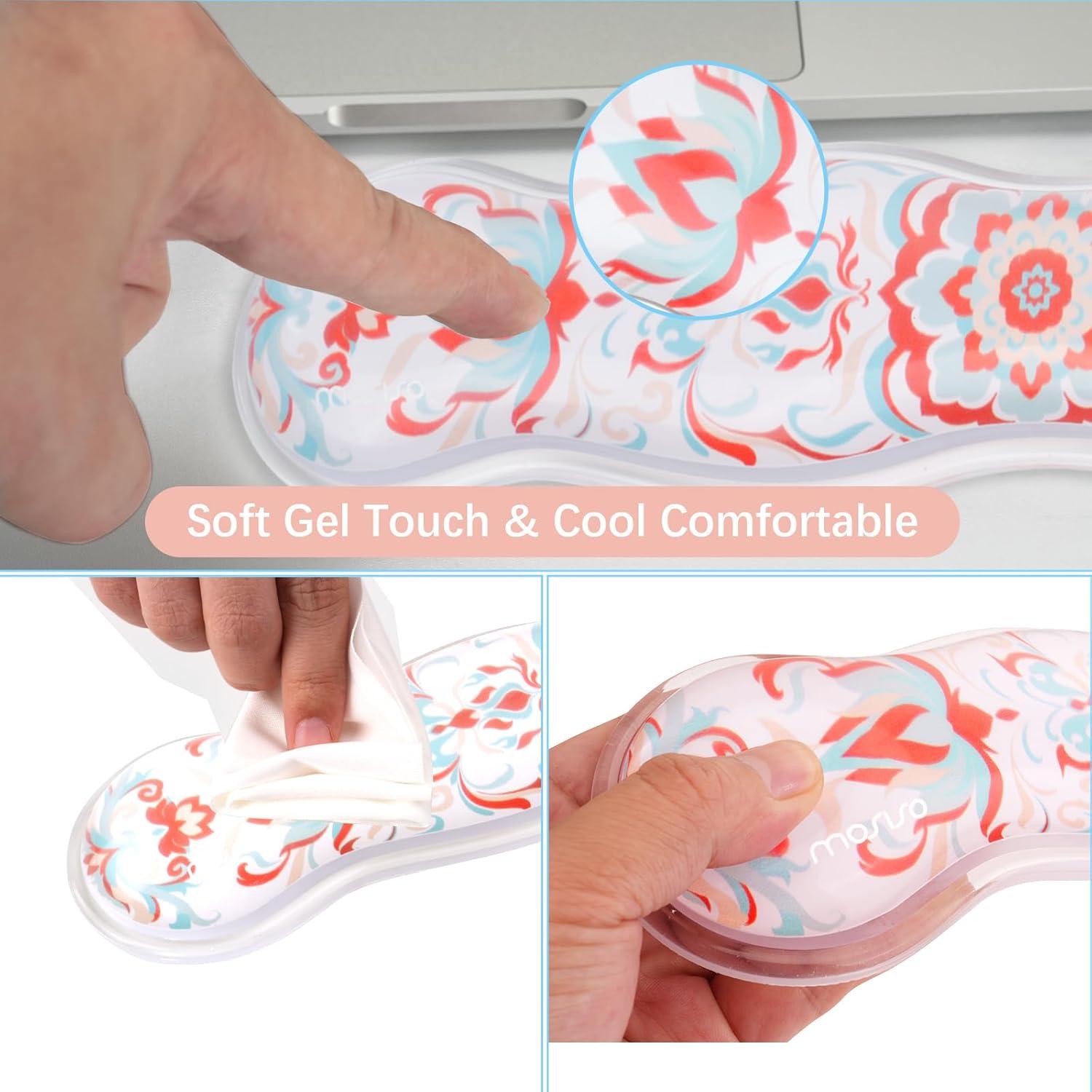 Reposamuñecas de Gel MOSISO para Teclado y Ratón Ergonómico