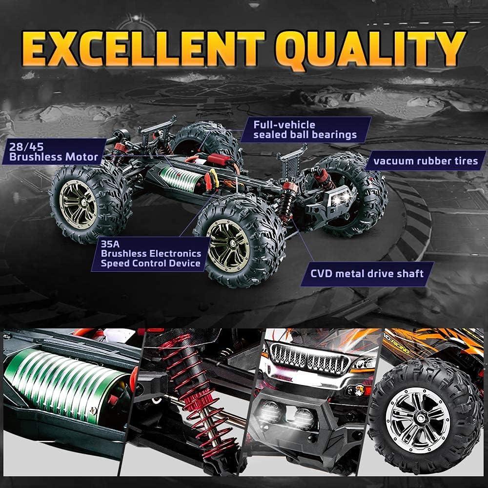 Coche RC FMT 1:16 52km/h Monster 4WD Todo Terreno Azul