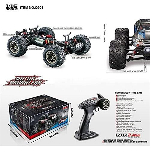 Coche RC FMT 1:16 52km/h Monster 4WD Todo Terreno Azul