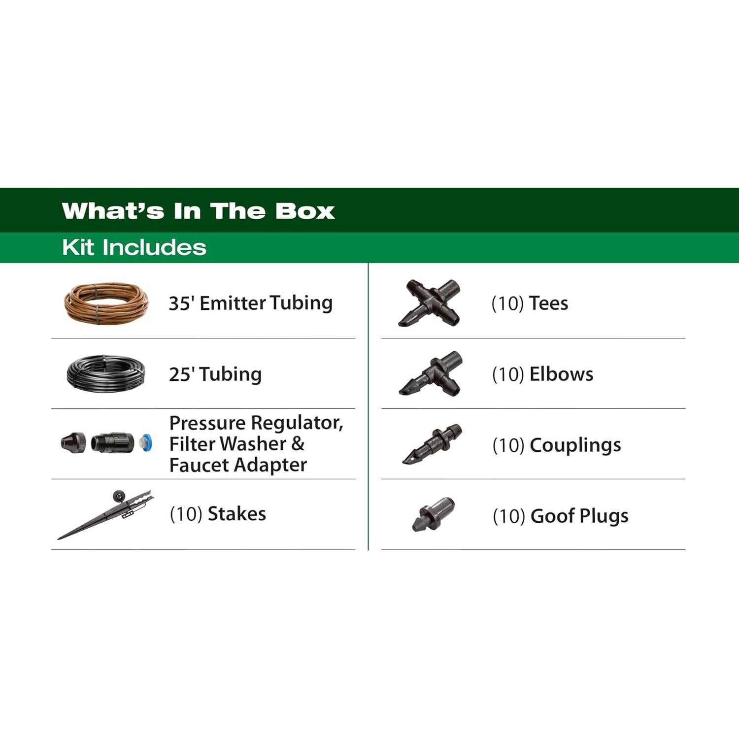Kit de Riego por Goteo Rain Bird GARDENKIT 1,22x2,44m