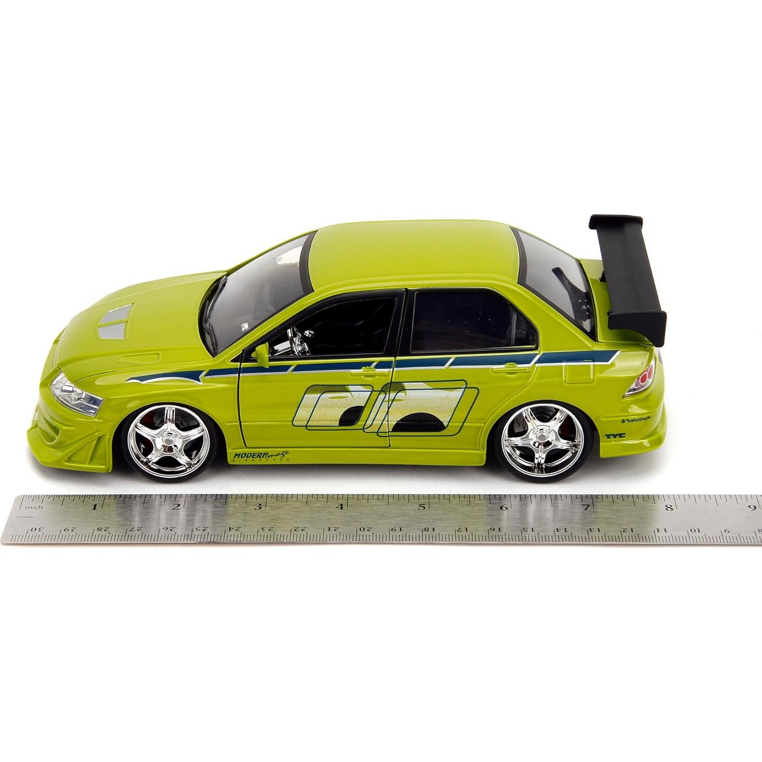Coche de metal Jada Rápido y Furioso Mitsubishi Lancer 1:24