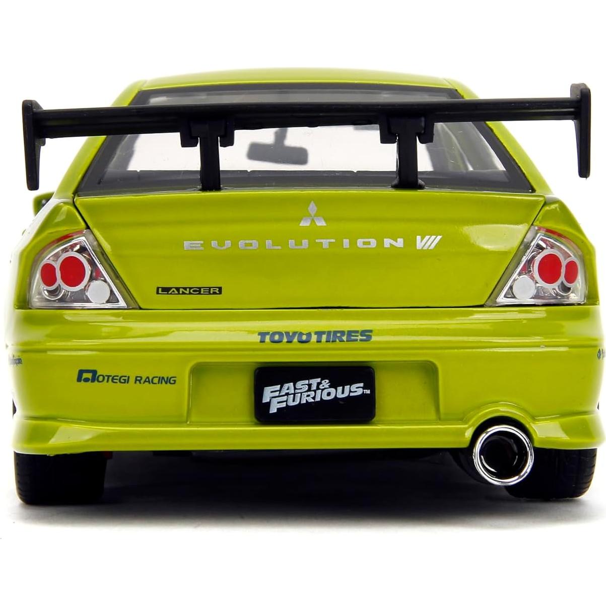 Coche de metal Jada Rápido y Furioso Mitsubishi Lancer 1:24