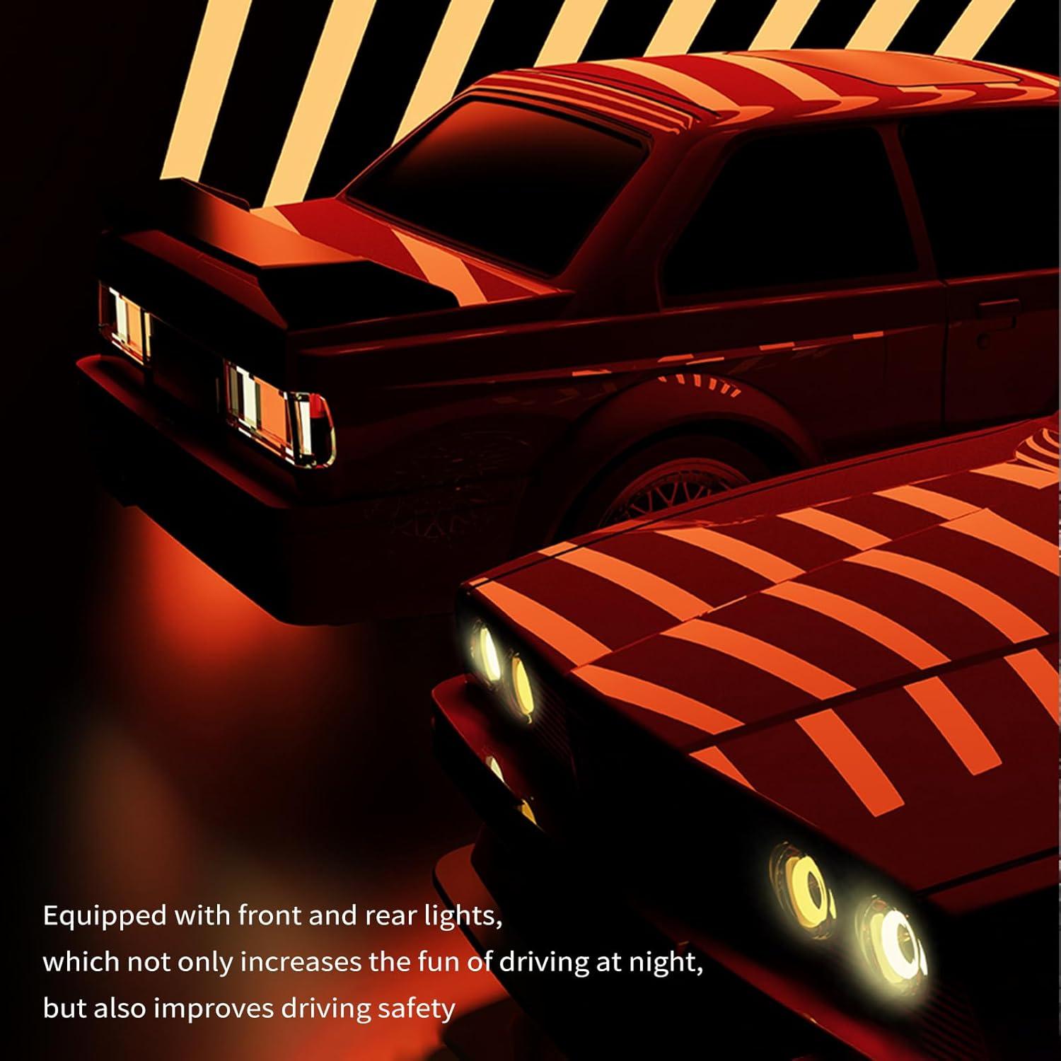 Coche RC Drift 1:16 Hylukon 30KM/H 4WD LED Blanco