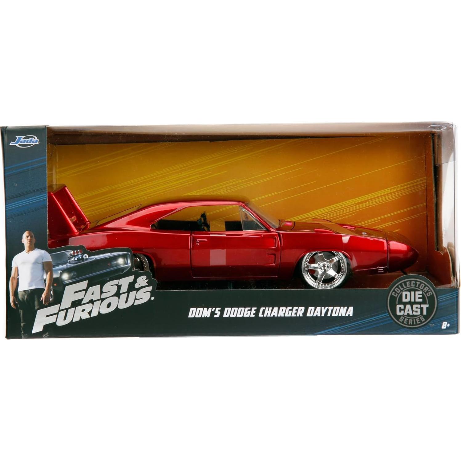 Dodge Charger Daytona Jada Toys 1:24 Escala Rojo