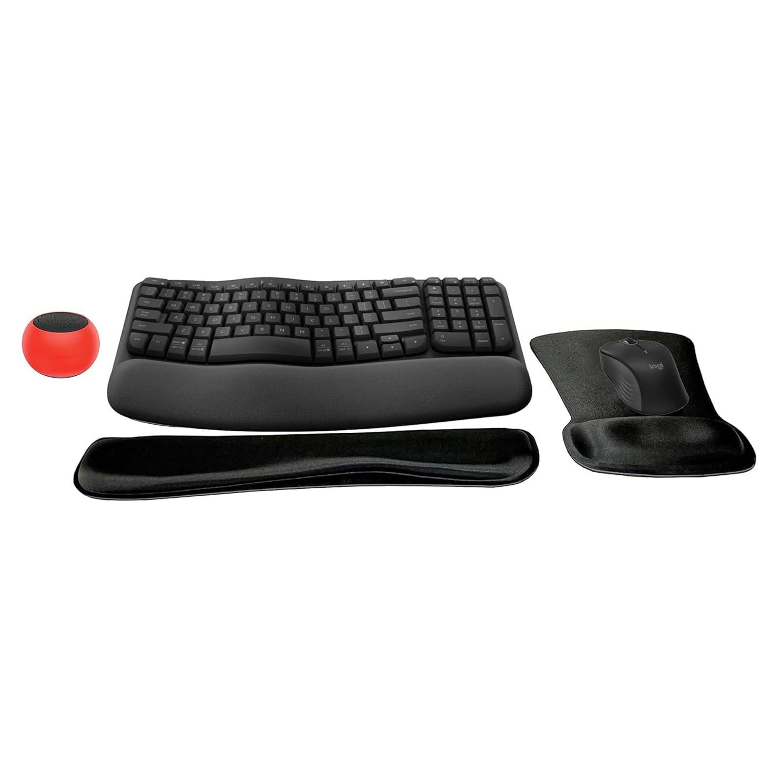 Combo Inalámbrico Teclado y Ratón Logitech MK670 Rojo