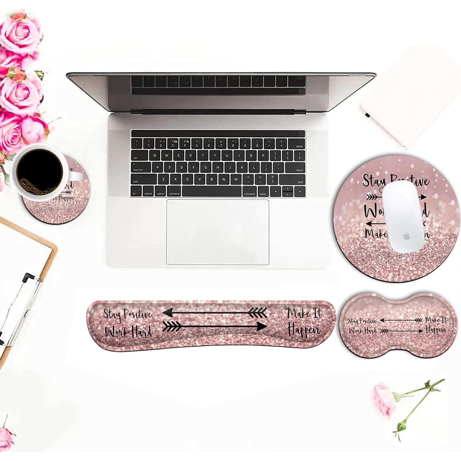 Alfombrilla de Ratón Ergonómica Yuxcfhjfe con Reposamuñecas