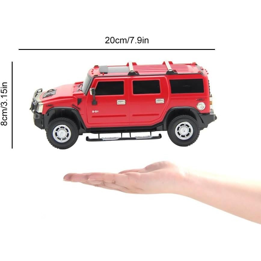 Jeep RC Vinie Hummer H2 1:24 con Luces LED Rojo