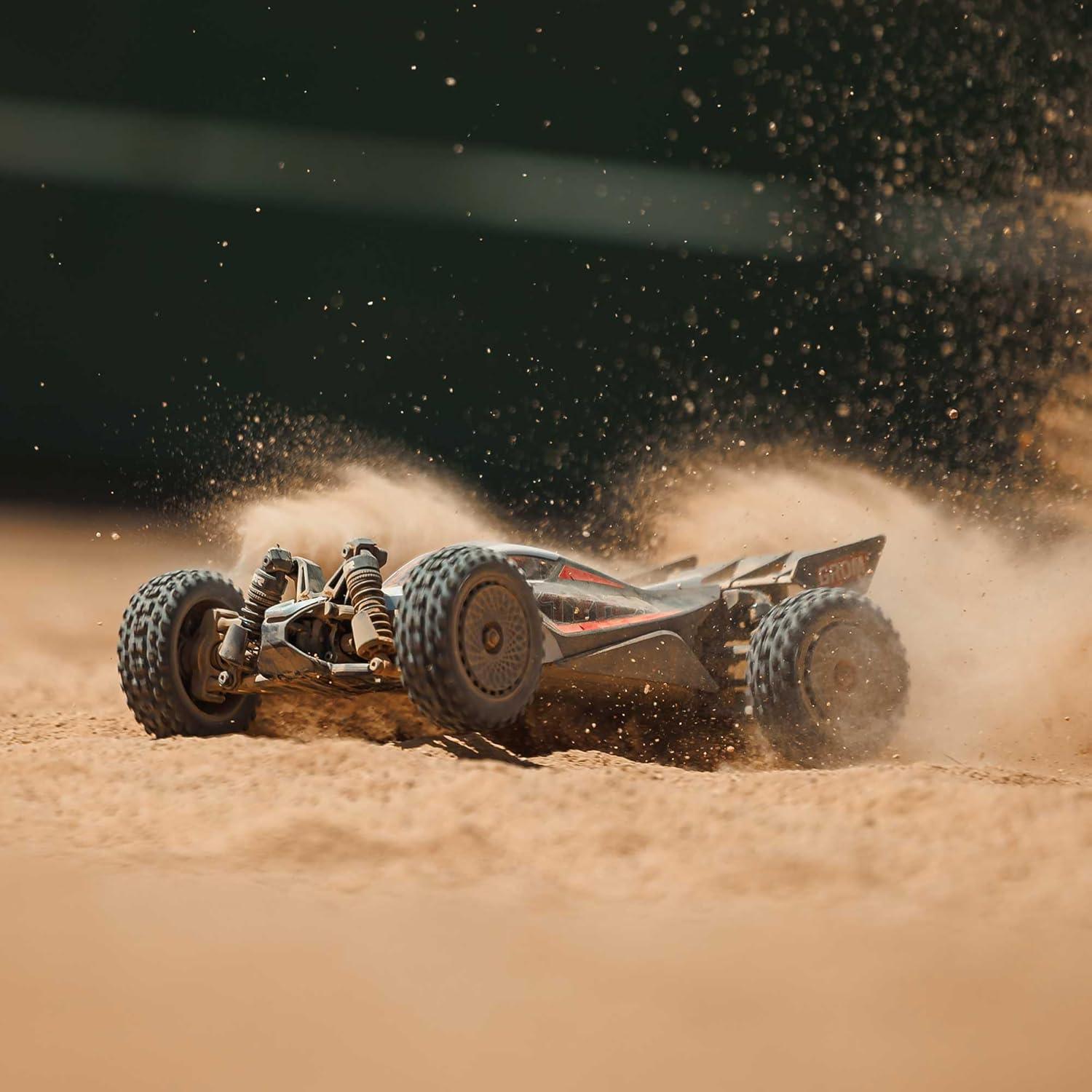 Coche RC Buggy ARRMA Typhon GROM 4X4 223S BLX Plata