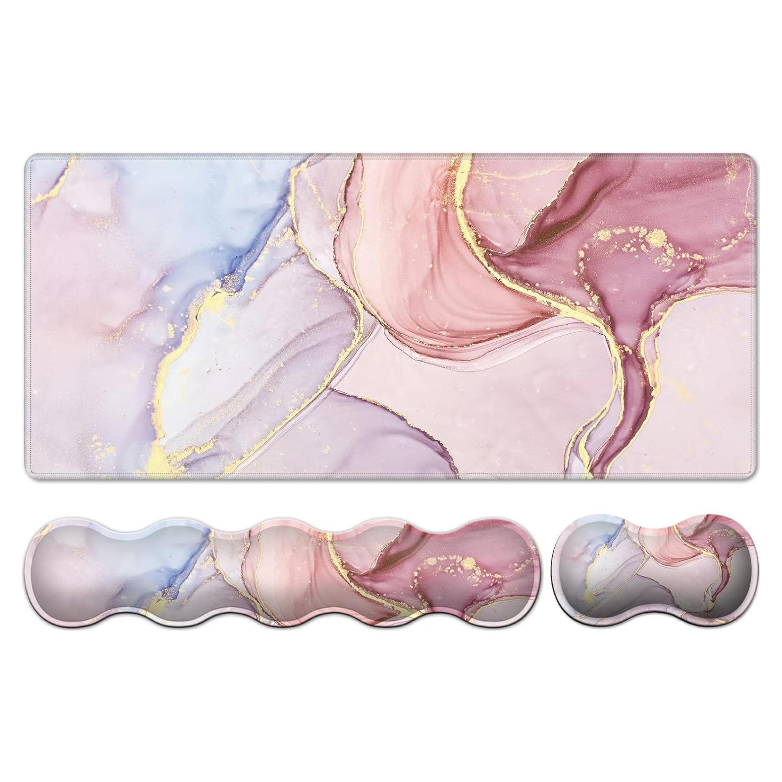 Juego de Reposamuñecas y Alfombrilla Ergonómica SDFCVBTYU