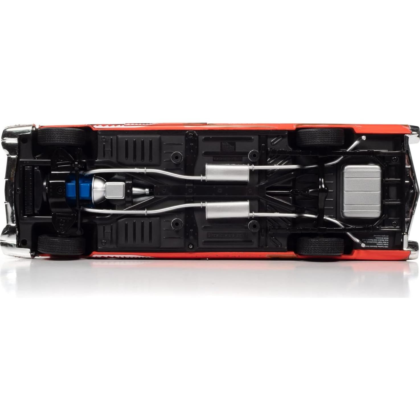 Auto World Cadillac Eldorado Ambulancia 1:18 Diecast Rojo Mate